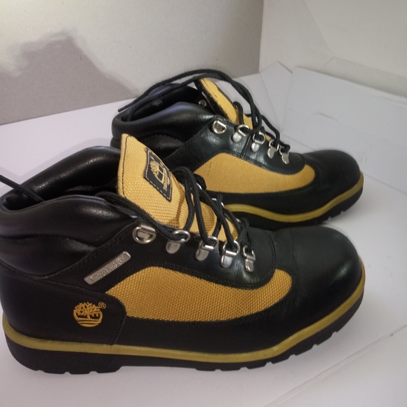 Timberland black and tan field boots - Picture 2 of 8